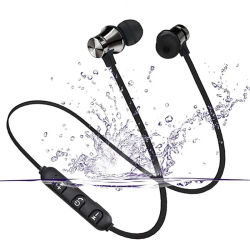 XT-11 Bluetooth 4,2 auriculares inalámbricos deportivos auriculares impermeables banda para el cuello auriculares magnéticos con micrófono para teléfonos móviles
