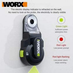 WORX-limpiador potente para recoger polvo WA1602, succión de 13Kg, 35ml, caja Visual para polvo, tipo C, taladro eléctrico universal, martillo, aspiradora