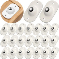 Ruedas giratorias autoadhesivas universales, polea giratoria con rodamiento de bolas, caja de almacenamiento para muebles, gabinete de basura, ruedas giratorias