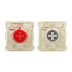 Cherry-Teclado mecánico con Bluetooth para ordenador portátil, pulsador RGB de bajo perfil, color rojo y plateado, personalizado, Delgado, Mx, retroiluminado