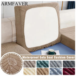 ARMFAVER Funda para cojín de asiento impermeable, funda elástica para sofá para sala de estar, Protector de muebles para mascotas, funda para asiento de sofá para niños