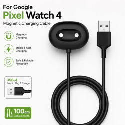 Cargador magnético para Google Pixel Watch 4, Cable de carga rápida, base de carga USB/Tipo C para reloj inteligente