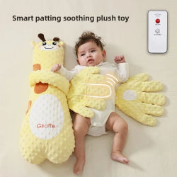 Almohada de palma calmante para bebés, para dormir, acariciar y reconfortar al bebé, ayuda para dormir que evita sobresaltos, almohada calmante para acariciar la parte trasera del bebé