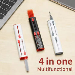Kit de Limpieza Multifuncional para Airpods Pro 3 2 1, Lápiz de Limpieza para Auriculares, Cepillo para Teclado, Herramientas de Limpieza para Estuche de Auriculares Bluetooth