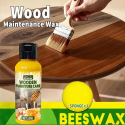 Cera para el cuidado de la madera, pulido de muebles de madera maciza, condimentos, pulidor de cera de abejas, mantenimiento de muebles impermeable, cera de abejas