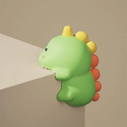 Protector de Esquinas de Dibujos Animados, Protector de Bordes Anticolisión, Cubierta de Silicona para Muebles de Bebés y Niños, Mesa, Ventana, Dinosaurio, Conejo, Oso