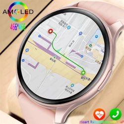 2025 nuevo para Xiaomi Huawei 1,43 pulgadas Bluetooth llamada Smartwatch mujeres hombres AMOLED 466*466 HD pantalla de píxeles relojes inteligentes señoras