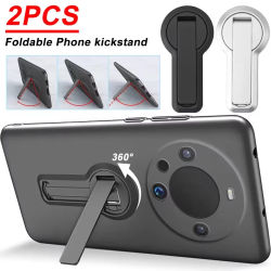 Soporte portátil autoadhesivo para teléfono móvil, soporte plegable ultrafino para teléfono de escritorio, soporte para IPhone, Samsung, Xiaomi