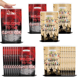 Bolsa de Regalo de Stranger Things Temporada 5, Artículos para Fiestas, Decoración de Cumpleaños, Bolsas de Golosinas, Dulces, Recuerdos para Baby Shower, Fiestas de Terror