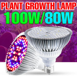 Bombilla LED de espectro completo de 220V, fitoamplificador E27 para plantas, lámpara UV LED E14, semillas de flores de interior, luces de crecimiento hidropónico