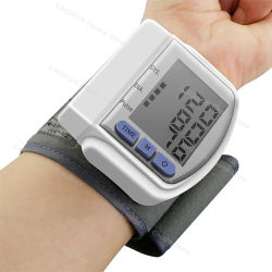 Tensiometro Digital para salud, esfigmomanómetro médico BP, manguito de muñeca, Monitor Digital de presión arterial, medidor de pulso y ritmo cardíaco