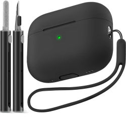 Para Airpods pro 2 funda con Kit de limpieza funda protectora de silicona suave para Apple Airpods pro generación de fundas