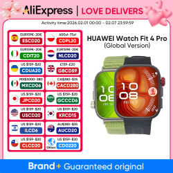 2025 Nuevo reloj HUAWEI Fit 4 Pro Smartwatch Pantalla AMOLED de 1,82 pulgadas Cristal de zafiro ECG Compatible con iOS y Android Soporte NFC