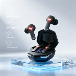 Auriculares inalámbricos Bluetooth TWS con pantalla digital, audífonos intrauditivos para juegos, para teléfonos inteligentes.
