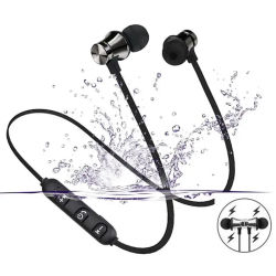 XT-11 magnética Bluetooth 4,2 Auriculares deportivos inalámbricos resistentes al agua auriculares con banda para el cuello con micrófono para samrtphones