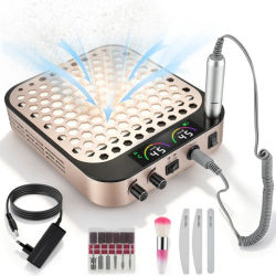 Colector de Polvo para Uñas, Aspiradora para Manicura, Herramienta de Alta Potencia y Bajo Ruido, Herramienta para Arte de Uñas, Aspiradora de Uñas