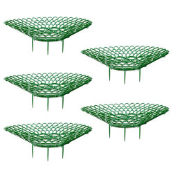 5 uds soportes de fresas 3 pies de soporte resistentes para mantener plantas soporte de frutas estante para cultivo de verduras herramienta de jardín