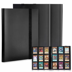 Álbum para Tarjetas Coleccionables con Capacidad para 160/360 Tarjetas, Carpeta Premium para Tarjetas de Pokémon, MTG, TCG, Yugioh, Fútbol, Béisbol y Deportes
