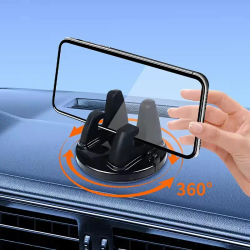 360 ° Soporte giratorio para teléfono móvil, soporte antideslizante para navegación GPS, soporte Universal para coche para todos los teléfonos