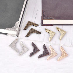 20 unids/pack 23mm práctico Metal bronce libro Scrapbooking DIY álbum menú carpeta protectores de esquina esquina para álbum de fotos