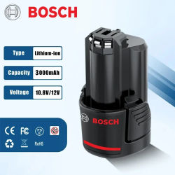 Batería Original Bosch de 12V, 2.0Ah BAT411, Batería Recargable de Iones de Litio BAT411A BAT412 BAT412A BAT413, Cargador de Batería