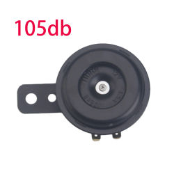 Kit de bocina eléctrica para motocicleta, altavoces de bocina redondos universales impermeables, bocina de 12V, señal de 1,5a y 105db para accesorios de motocicleta