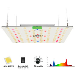 Lámpara LED de Cultivo LM301H EVO de 65W 120W para Vegetales y Floración, Fitolámpara de Espectro Completo para Cultivo en Invernadero, Lámpara Hidropónica para Plantas y Flores