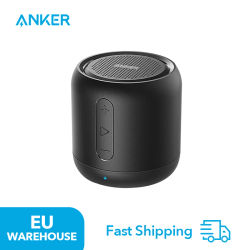 (Stock de la UE) Soundcore Mini Altavoz Bluetooth Radio FM compacta MicroSD AUX 15h Tiempo de reproducción Bajos fuertes