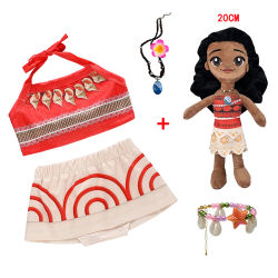 Nuevo vestido de 1er cumpleaños para niñas, ropa de Moana, fantasía para bebés, Kit de fiesta para niños, disfraz de Carnaval de Vaiana, disfraz de Moana