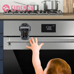 Cerradura de Horno EUDEMON de Último Diseño para Evitar que los Bebés Jueguen con las Puertas del Horno, Tope de Seguridad para Puertas de Horno para Niños