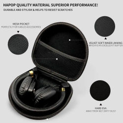 Bolsa de almacenamiento de auriculares impermeable, EVA, resistente al desgaste, organización de auriculares para Marshall Monitor MIDanc MAJOR III 1/2/3