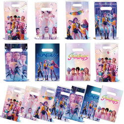 Bolsas de Regalo con Temática de Kpop de Dibujos Animados, Bolsas de Dulces para Cumpleaños, Bolsas de Golosinas para Niños, Niñas, Bebés, Artículos para Fiestas, Recuerdos y Regalos
