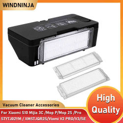Caja de depósito de agua y polvo 2 en 1 con filtro para Xiaomi 2S 3C para robot aspirador VIOMI V2 PRO/V3/SE/STYTJ02YM /Mop Pro