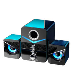Sistema de cine en casa para PC, Subwoofer inteligente compatible con Bluetooth, altavoces portátiles para ordenador, Boombox de música para escritorio