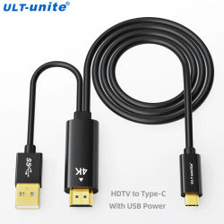 Compatible con HDMI a Cable USB C unidireccional 4K60Hz convertidor HDMI a tipo C para Xreal Nreal Air Steam Deck Dock PS5 Monitor portátil