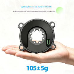 Medidor de Potencia Ultraligero Leoseek Tipo-C 110BCD ANT+BLUETOOTH 4.0 para Eje de Pedalier, Compatible con Shimano y Sram, para Bicicleta de Carretera