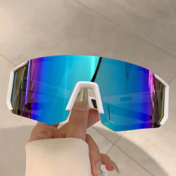 Nuevas Gafas de Sol Deportivas Integradas con Marco Grande y Coloridas para Ciclismo, Senderismo, Esquí y Deportes al Aire Libre, Resistentes al Viento