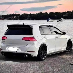 Para VW Golf Mk7 Mk7.5 Golf 7 Golf 7 Facelift GTI GTD GTE R 2013-2020 estilo Robot alerón de techo trasero ala accesorios exteriores de coche