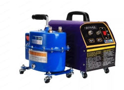 Bomba de vacío de CA y cargador de refrigerante, 2 en 1 para automóvil y refrigerador, herramienta de recuperación HVAC con bomba de aire