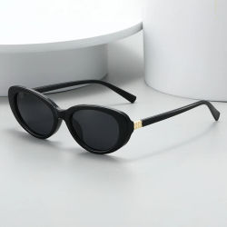 Gafas de sol de diseñador de marca de lujo para mujer, gafas de sol polarizadas a la moda con forma de ojo de gato para conducir, gafas retro para compras diarias