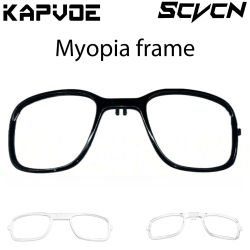 Montura para miopía con clip de prescripción para gafas de sol Kapvoe y gafas de ciclismo SCVCN