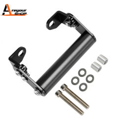 Soporte de navegación para teléfono, soporte extensible Gps de 22Mm, negro, para motocicleta