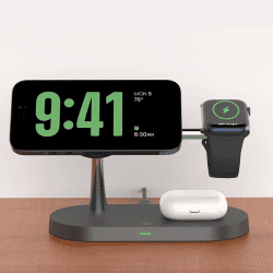 Soporte de cargador inalámbrico 3 en 1 para iPhone 12 13 14 15 16 estación de carga rápida para Apple Watch 10 9 8 7 6 5 4 Airpods 2 3 Pro