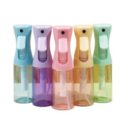 Botella de Spray Continuo para Plantas de 200 ml, Botella Recargable de Viaje, Botella de Spray para Peinar Cabello Rizado, Productos para el Cabello, Peluquería