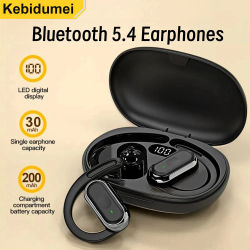 Auriculares Bluetooth 5.4 IPX7 Impermeables, 20 Horas de Duración, Inalámbricos con Micrófono con Cancelación de Ruido ENC, Bajos Profundos, para Deportes, Entrenamiento, Gimnasio