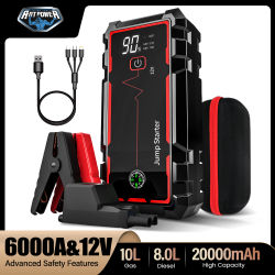 AntPower 20000mAh 12V arrancador de batería de coche cargador portátil gasolina diésel dispositivo de arranque automático refuerzo arrancador de emergencia