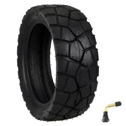 Neumático ABHT-Vacuum 10X3.0-6.5 sin Cámara para Scooter Eléctrico, Kickscooter, Juego de Ruedas de Repuesto de 10 Pulgadas