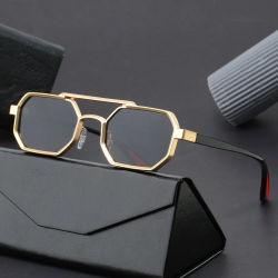 Nuevas Gafas de Sol Cuadradas Vintage para Hombre y Mujer, Gafas de Sol Rectangulares, Gafas de Sol Poligonales para Hombre y Mujer