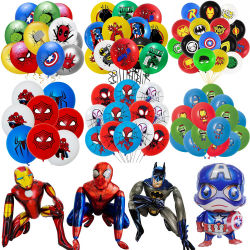 Globos de Fiesta de Los Vengadores, Decoración de Cumpleaños, Superhéroe Spiderman Hulk, Globo de Papel de Aluminio, Recuerdo de Fiesta para Niños, Baby Shower, Globo