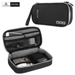 Estuche de viaje para accesorios electrónicos portátiles, bolsa organizadora de cables, bolsa de transporte para iPad, cables, alimentación, unidad flash USB, cargador